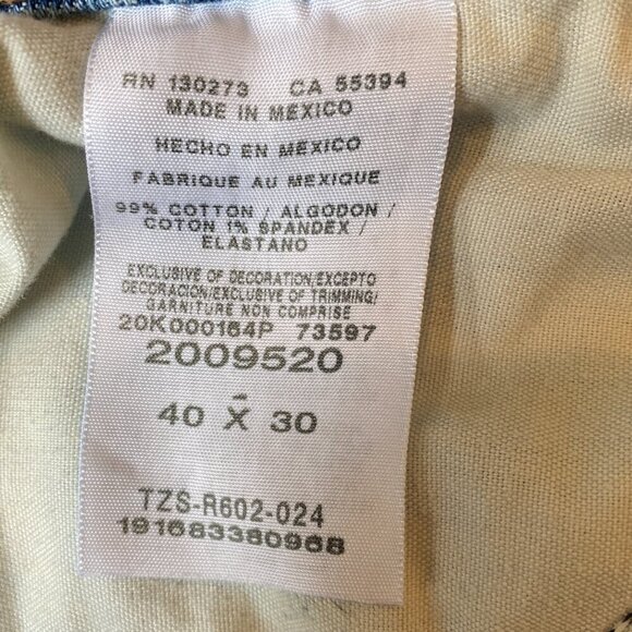 Lee Men's Regular Fit Straight Leg Jean Sz 40 x 30 Vintage Stone #342G - Picture 7 of 9